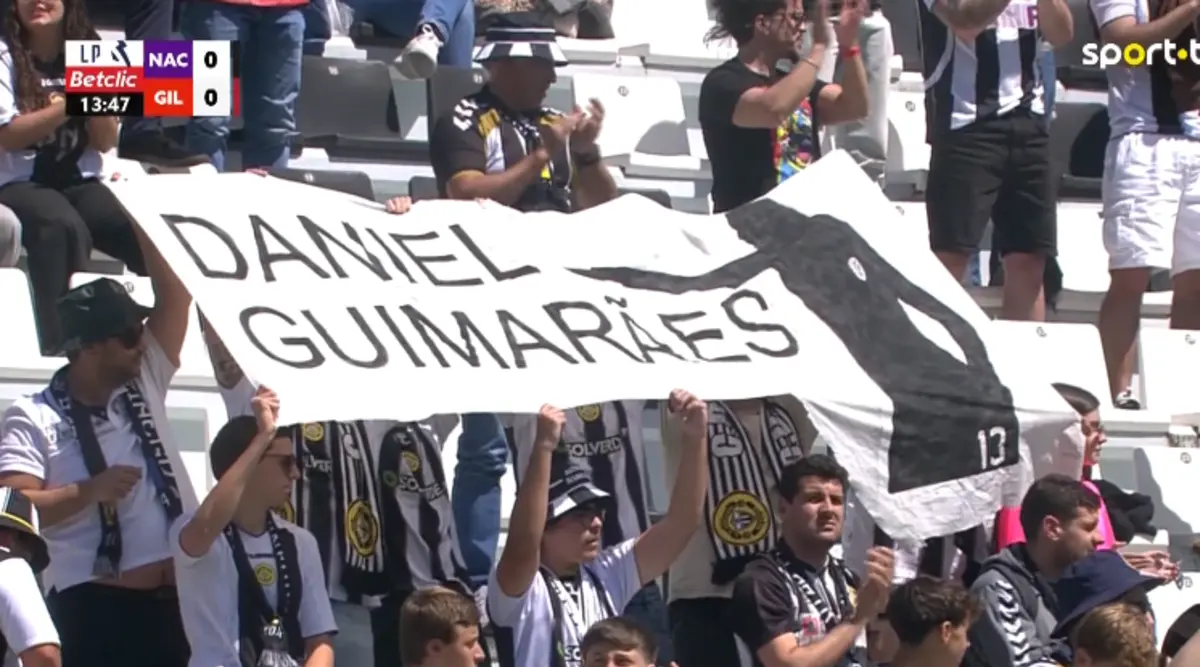 Imagem de contexto do artigo Daniel Guimarães recordado pelos adeptos do Nacional frente ao Gil Vicente