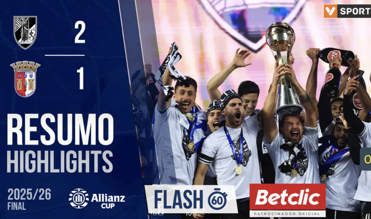 Imagem de contexto do artigo Três golos, penáltis e reviravolta: a épica conquista do V. Guimarães para ver neste resumo