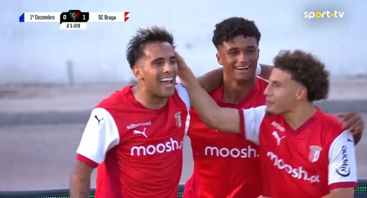 Imagem de contexto do artigo Após regressar de lesão, Zalazar abre marcador do 1.º Dezembro-Braga