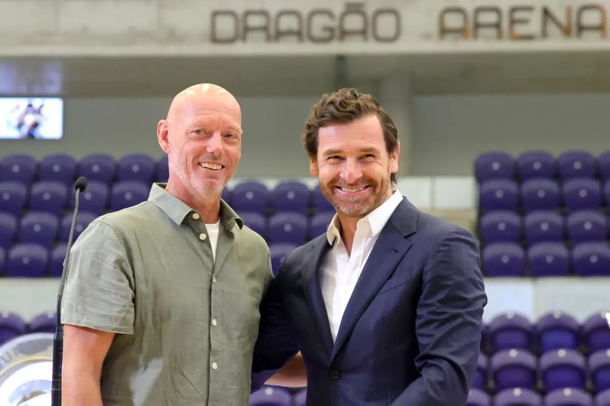 Magnus Andersson e André Villas-Boas (Créditos: FC Porto)