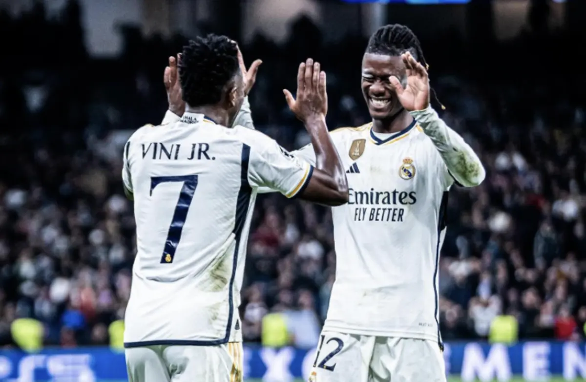 Vinícius Júnior e Camavinga (Créditos: reprodução/Instragram)