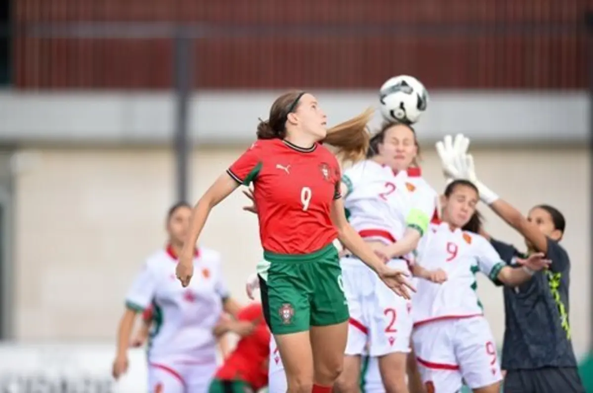 Imagem de contexto do artigo Portugal goleia Bulgária na fase de qualificação para o Europeu sub-17 feminino