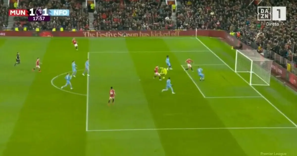 Imagem de contexto do artigo Hojlund repõe igualdade no Manchester United-Nottingham Forest. Veja aqui