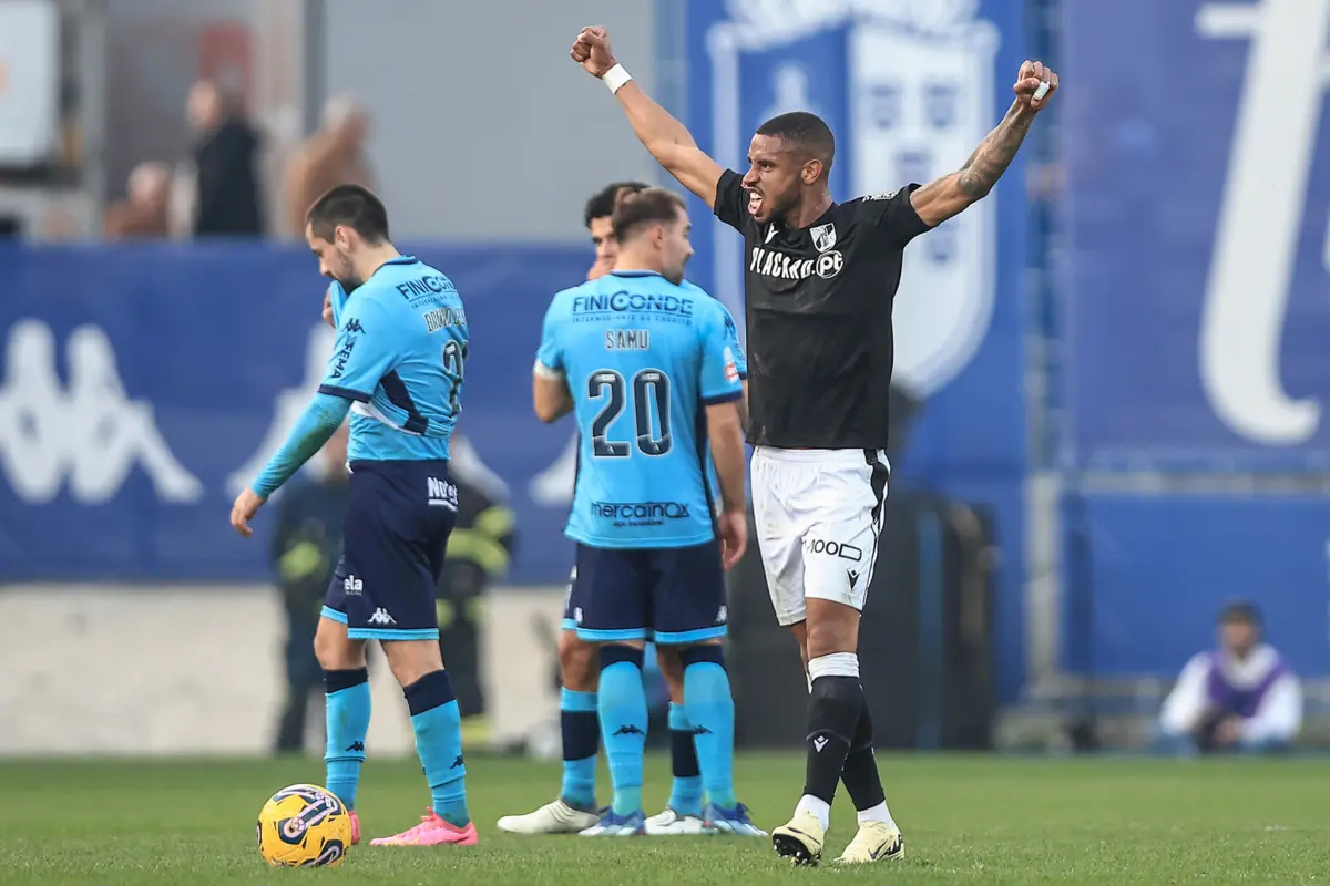 André Silva marcou o golo da vitória em Vizela (Créditos: Miguel Pereira/Global Imagens