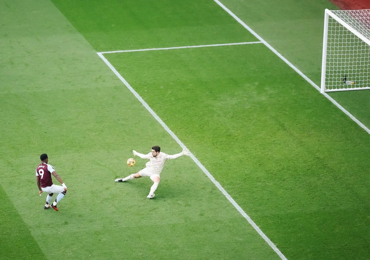 Imagem de contexto do artigo O golo de Jhon Durán que colocou o Aston Villa a vencer o Manchester City