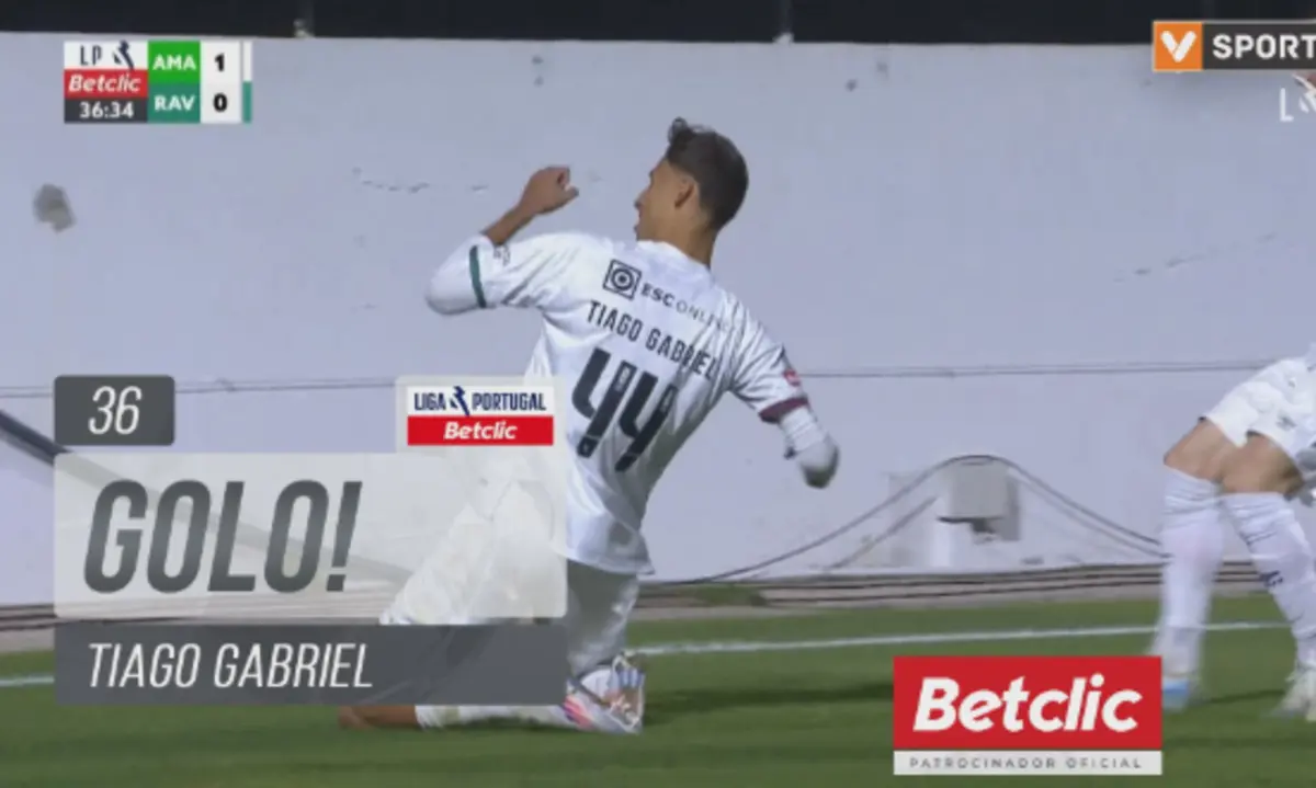 Imagem de contexto do artigo Tiago Gabriel inaugurou o marcador no Estrela da Amadora-Rio Ave