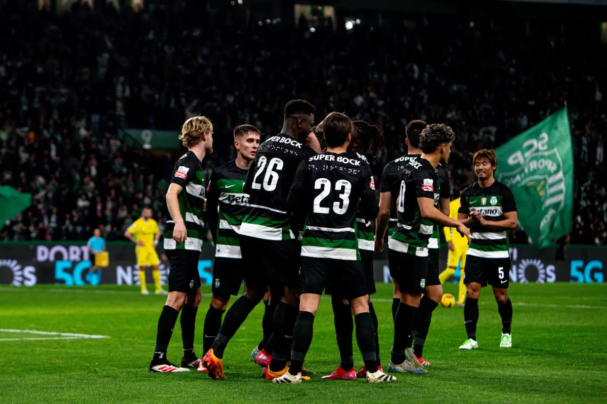 O Sporting joga esta quarta-feira com o Dortmund