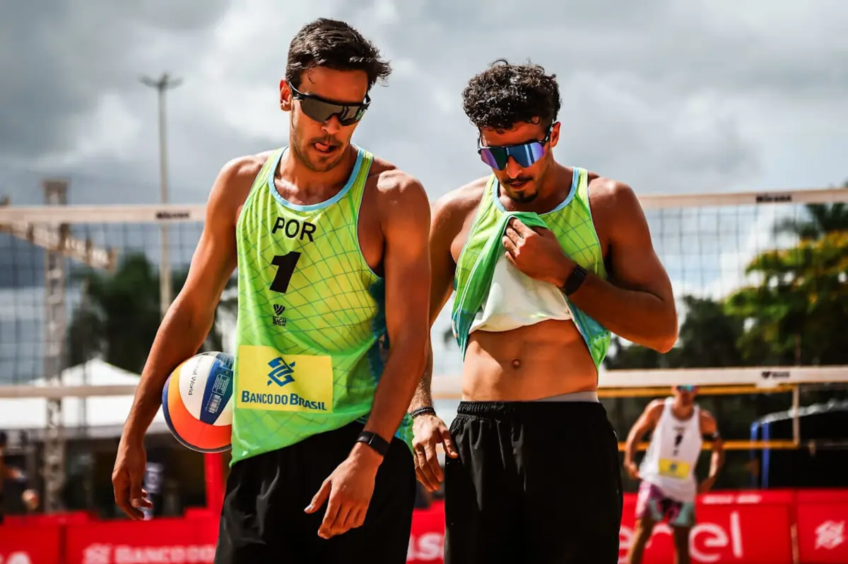 João Pedrosa e Hugo Campos (créditos: Beach Pro Tour)