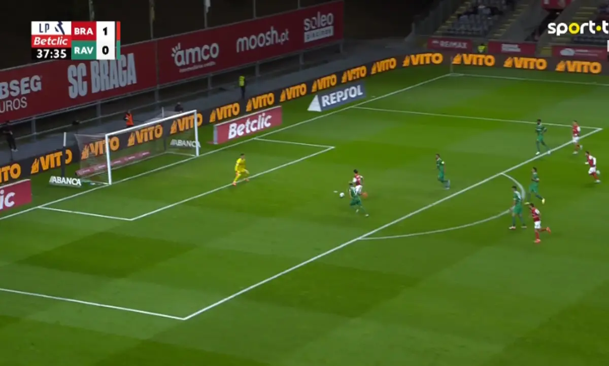 Imagem de contexto do artigo Gharbi estreia-se a marcar com a camisola do Braga. Veja o golo