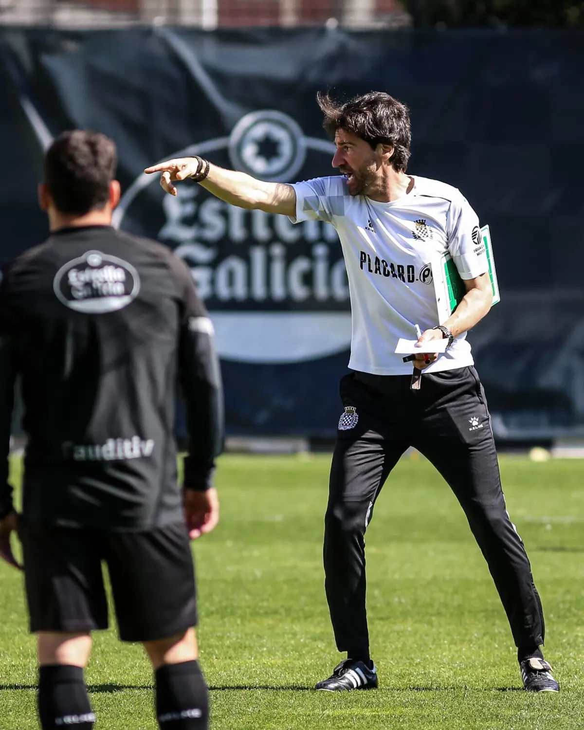 Primeiro treino de Jorge Simão (créditos: Boavista FC)