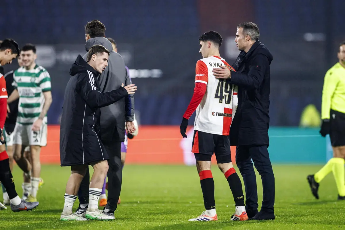 Shaqueel van Persie com o pai