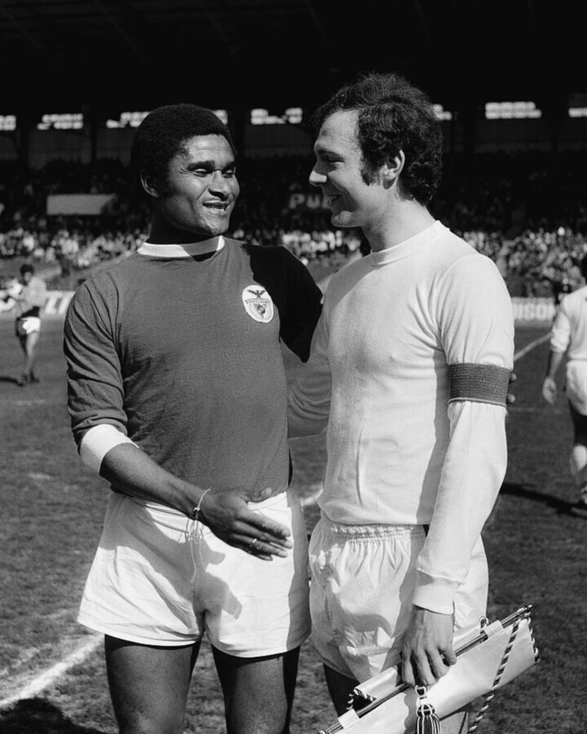 Eusébio e Beckenbauer