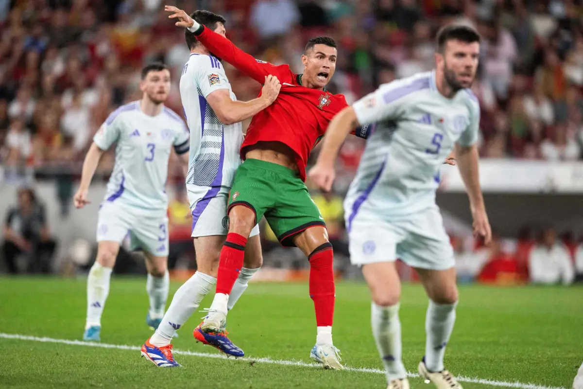 Imagem de contexto do artigo Ronaldo desata o nó, Portugal vence Escócia e lidera invicto na Liga das Nações