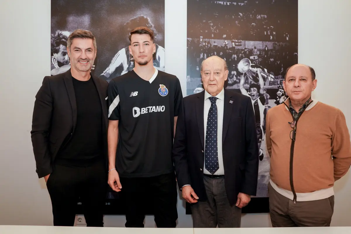 Vítor Baía, Gonçalo Ribeiro, Pinto da Costa e Luís Gonçalves