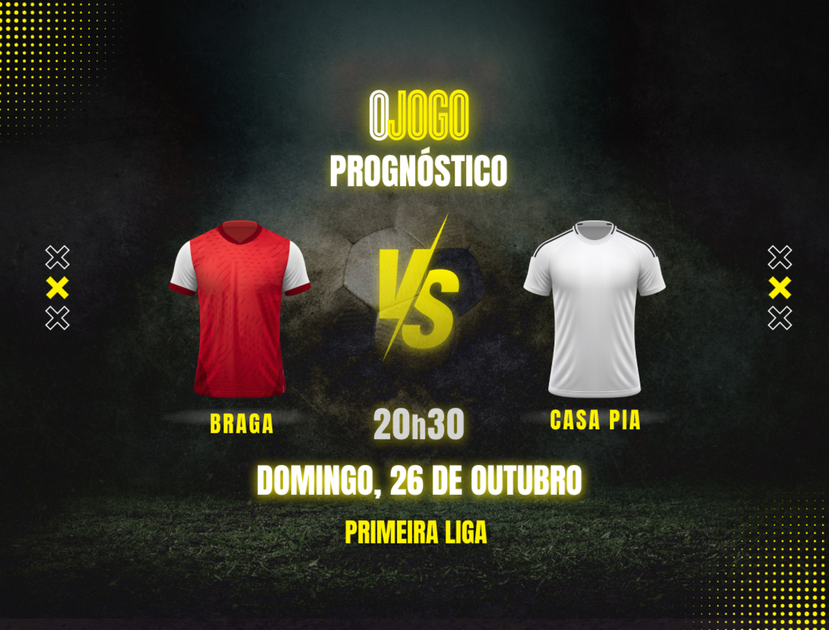 Imagem de contexto do artigo Prognóstico Braga vs Casa Pia: Dicas e Odds para a Primeira Liga