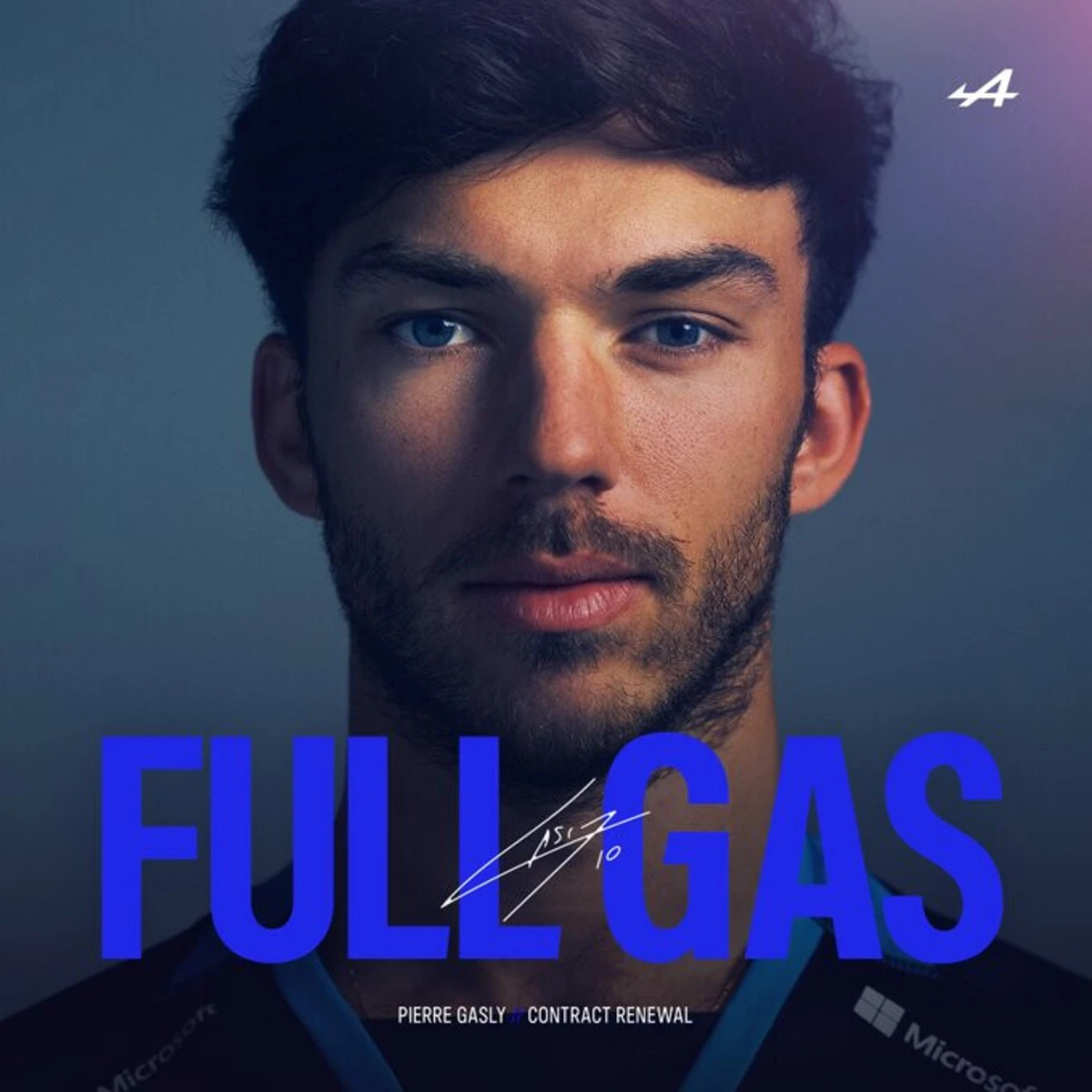 Imagem de contexto do artigo Pierre Gasly prolonga ligação à Alpine