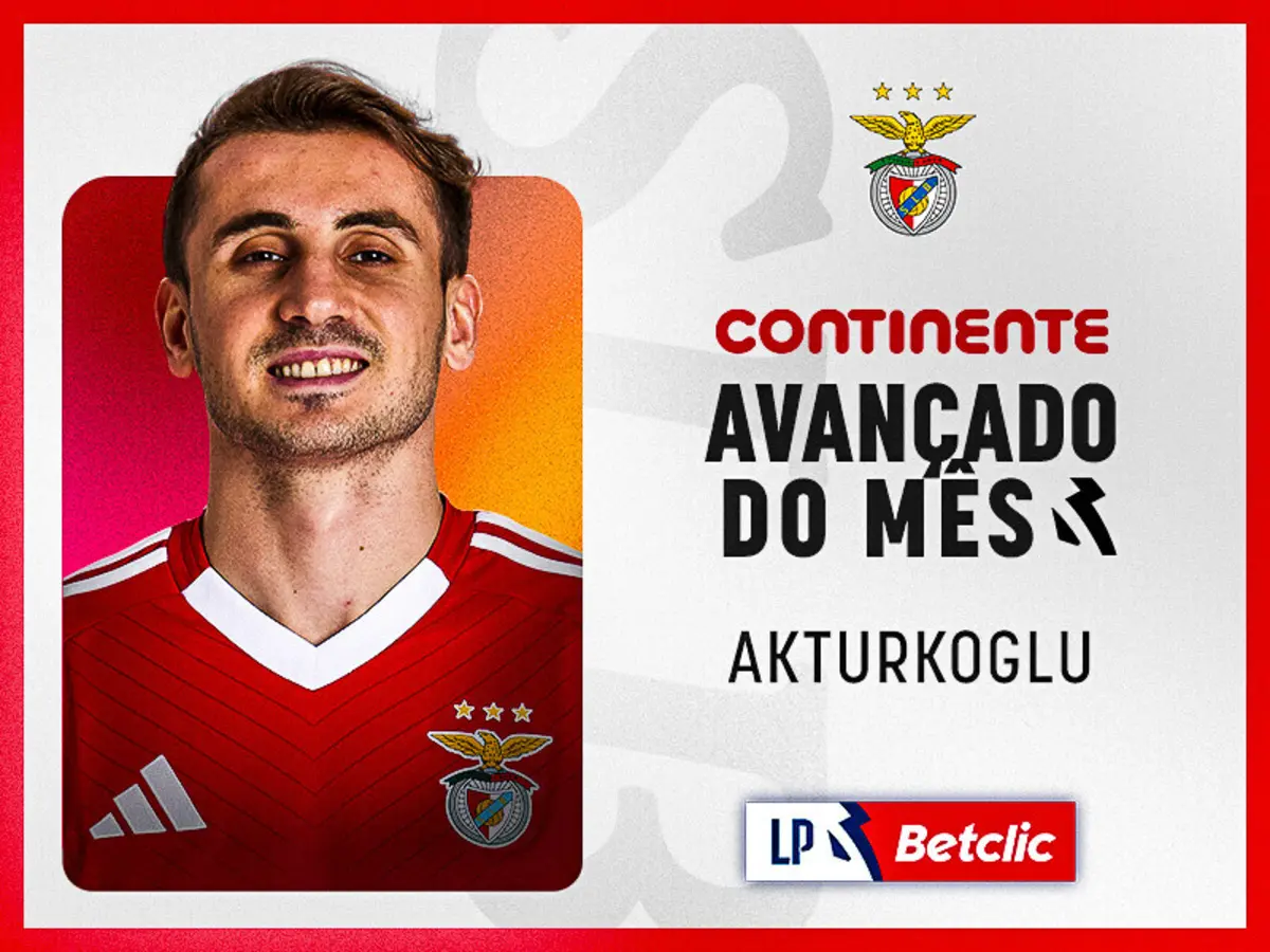 Imagem de contexto do artigo Avançado do mês: Akturkoglu bate Gyokeres e Samu