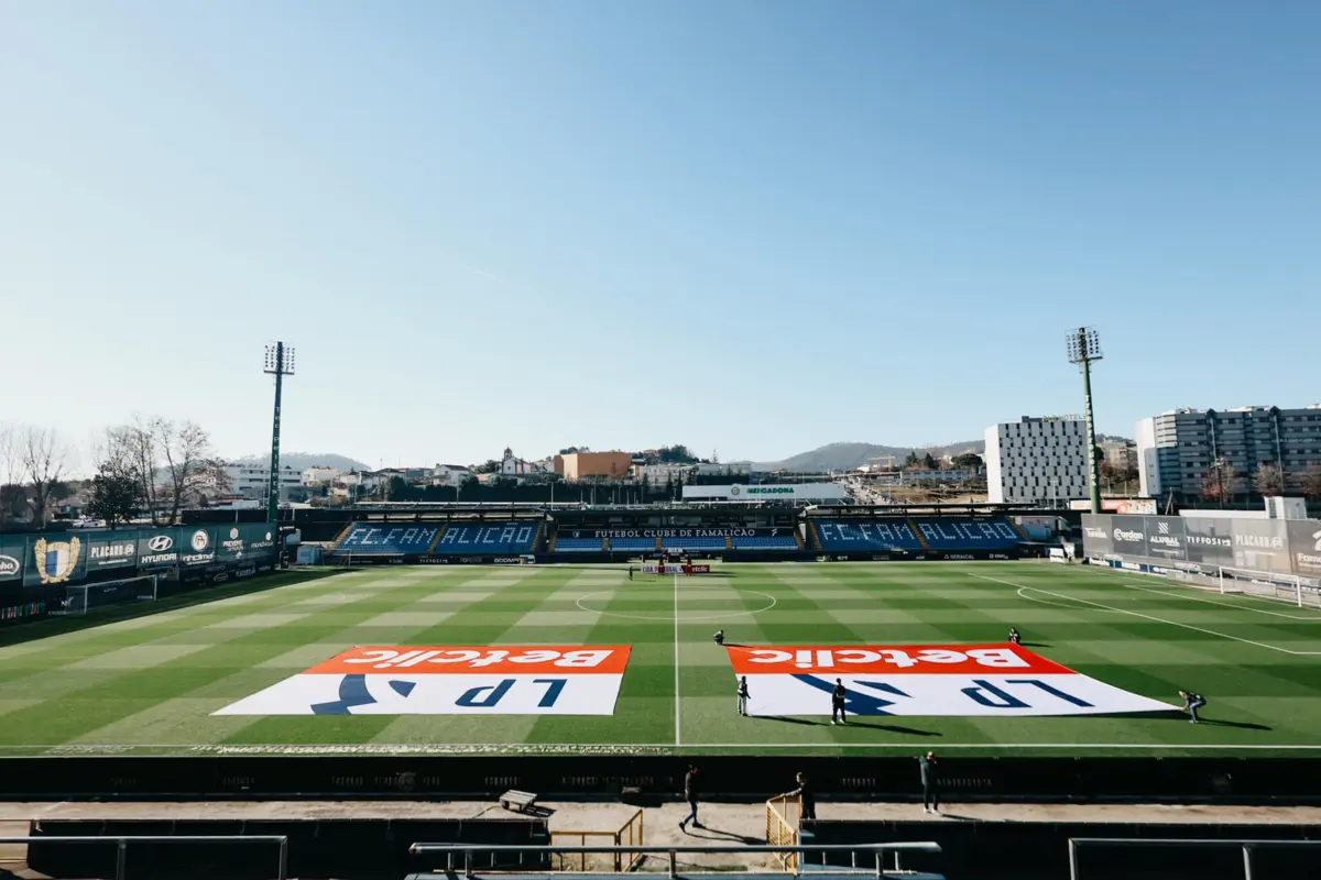 Atual estádio do Famalicão