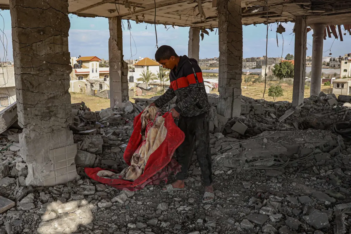 Destruição na Faixa de Gaza (Créditos: AFP)