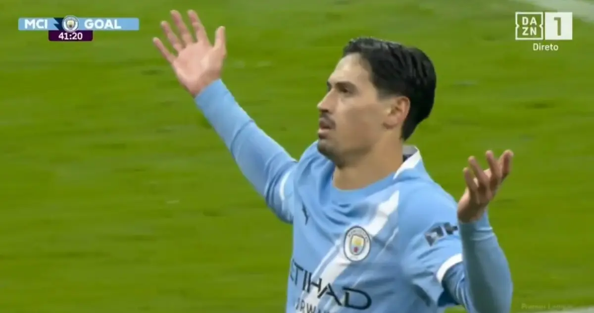 Imagem de contexto do artigo Reijnders abre marcador do Manchester City-Chelsea. Confira o golo