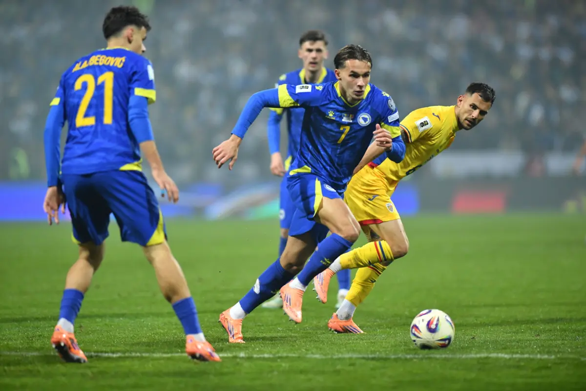 Amar Dedic defendeu as cores da Bósnia contra a Roménia