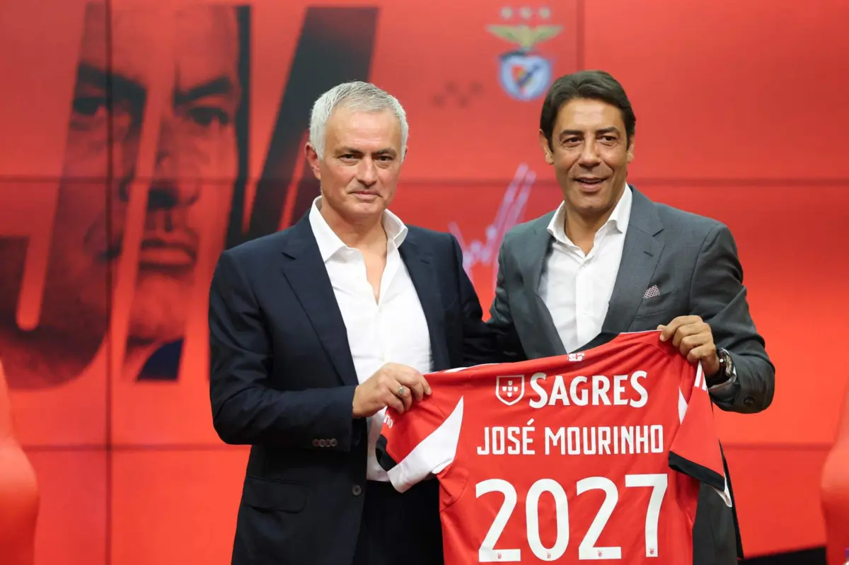 José Mourinho e Rui Costa