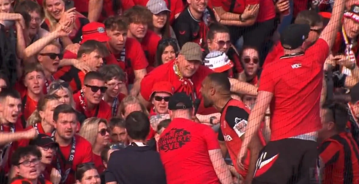 Imagem de contexto do artigo A despedida de Xabi Alonso e Tah aos adeptos do Bayer Leverkusen: veja