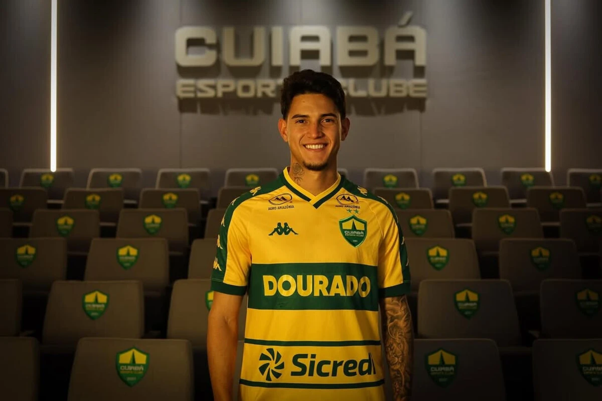 Jader Gentil foi emprestado pelo Santa Clara aos brasileiros do Cuiabá (créditos: Jader Gentil/Instagram)