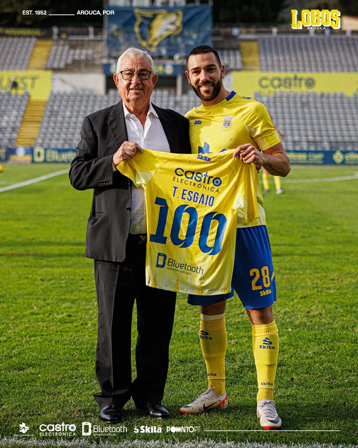 Imagem de contexto do artigo Tiago Esgaio atingiu marca redonda no Arouca: "Orgulho imenso"