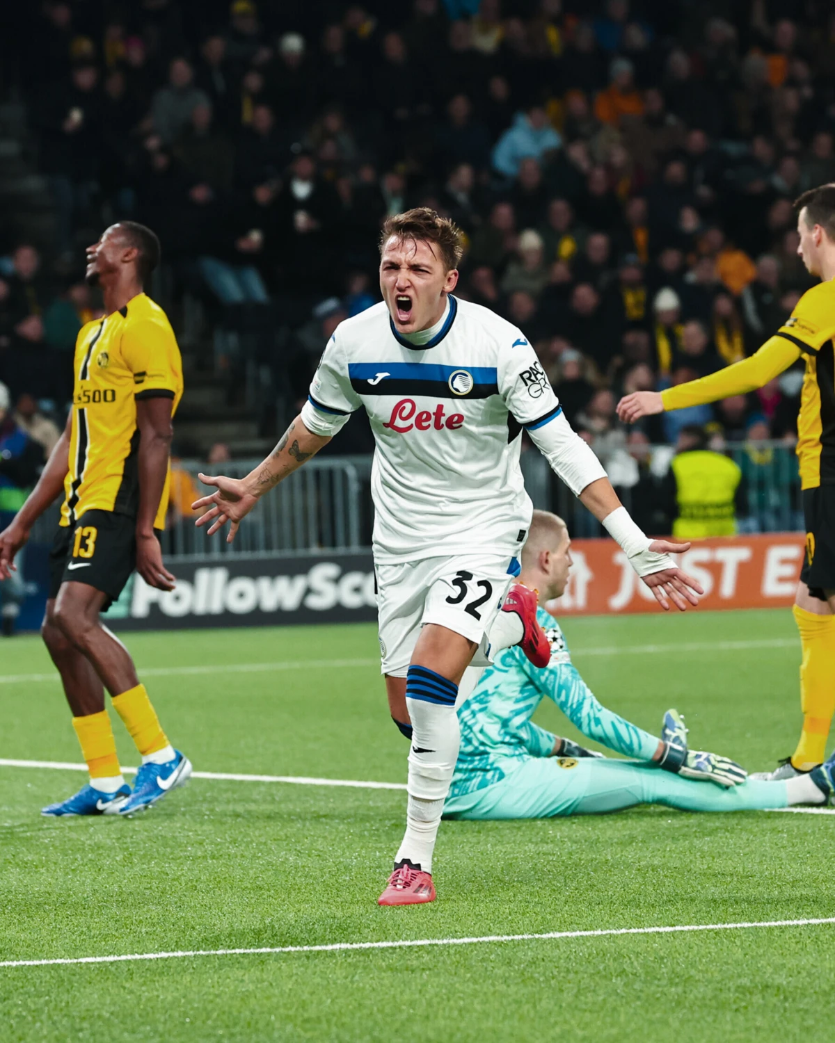 Imagem de contexto do artigo Atalanta goleia na Suíça o Young Boys. Assista ao resumo