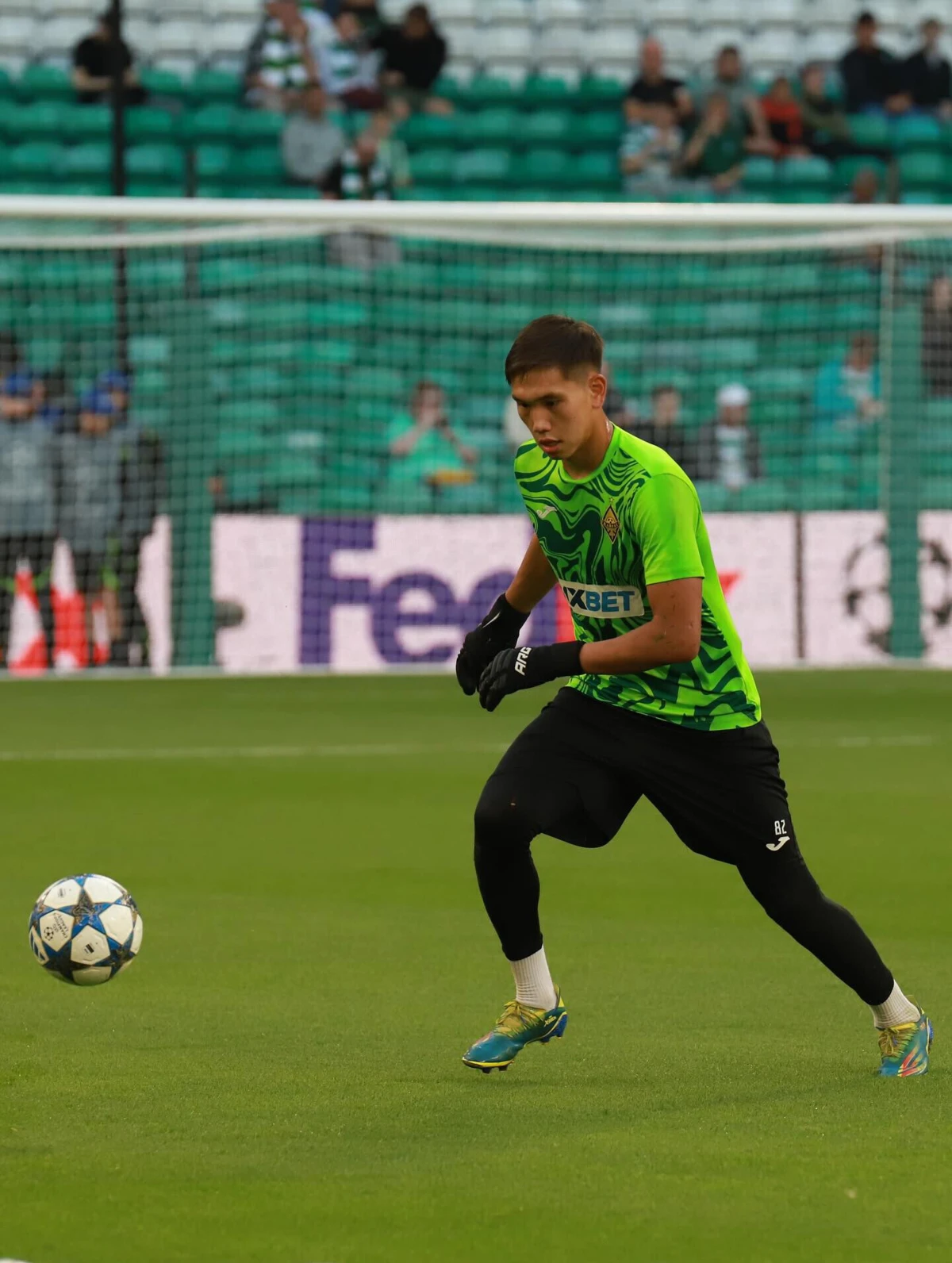 Imagem de contexto do artigo Kairat contra o Sporting com guarda-redes de 18 anos da equipa B