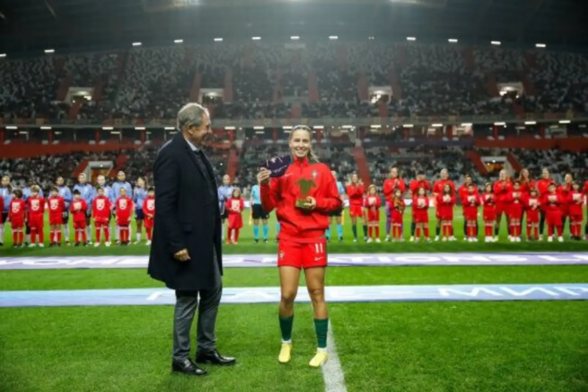 Imagem de contexto do artigo Tatiana Pinto: "A Liga das Nações tem de ter VAR. Um erro tirou-nos a Liga A"