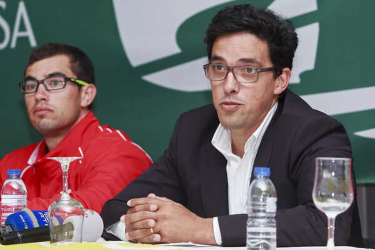 Mário Santos junto de Fernando Pimenta em 2011