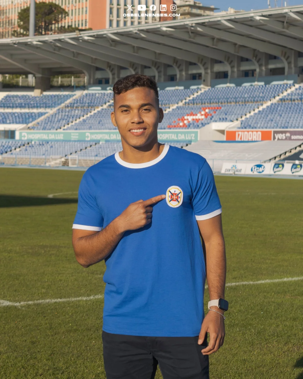 Camilo Alonso (créditos: Belenenses/Twitter)