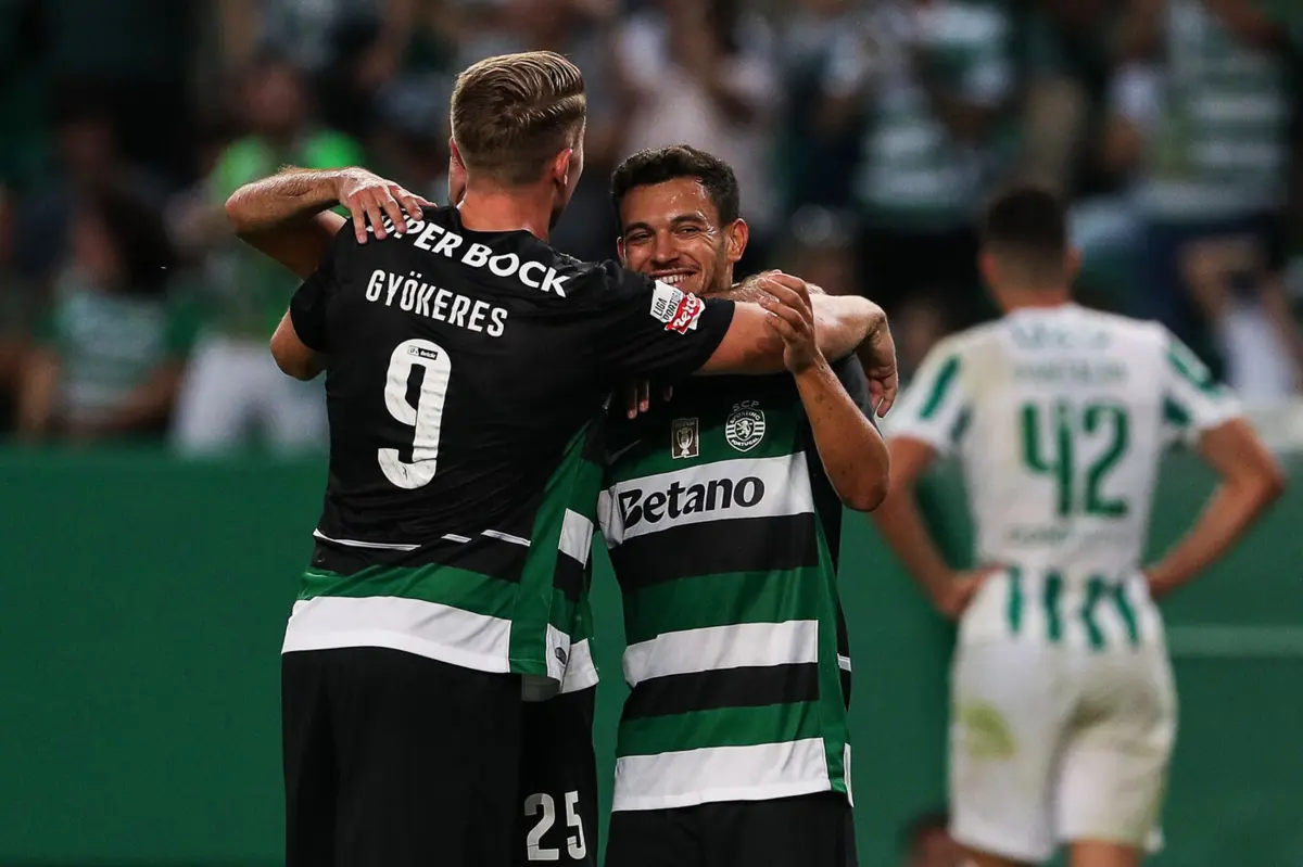 Gyokeres e Pedro Gonçalves