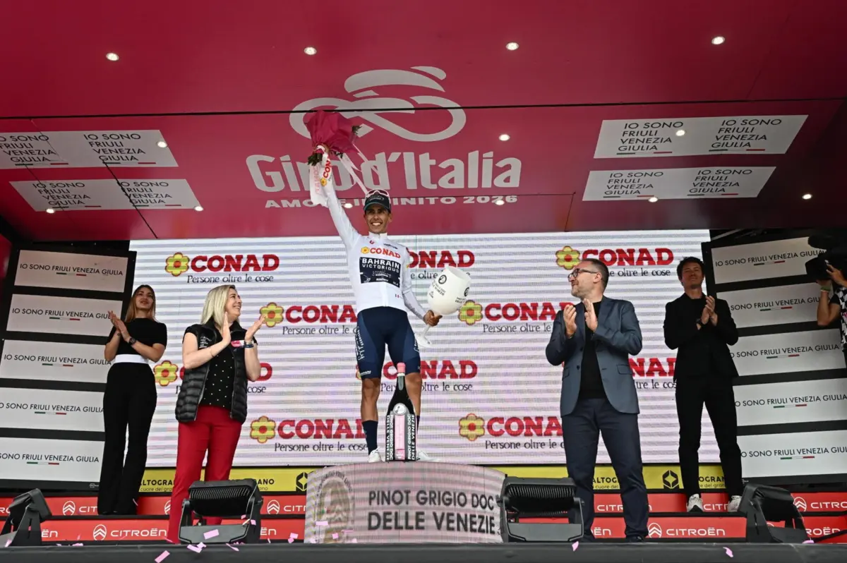 Ciclismo A festa de Afonso Eulálio em Roma.