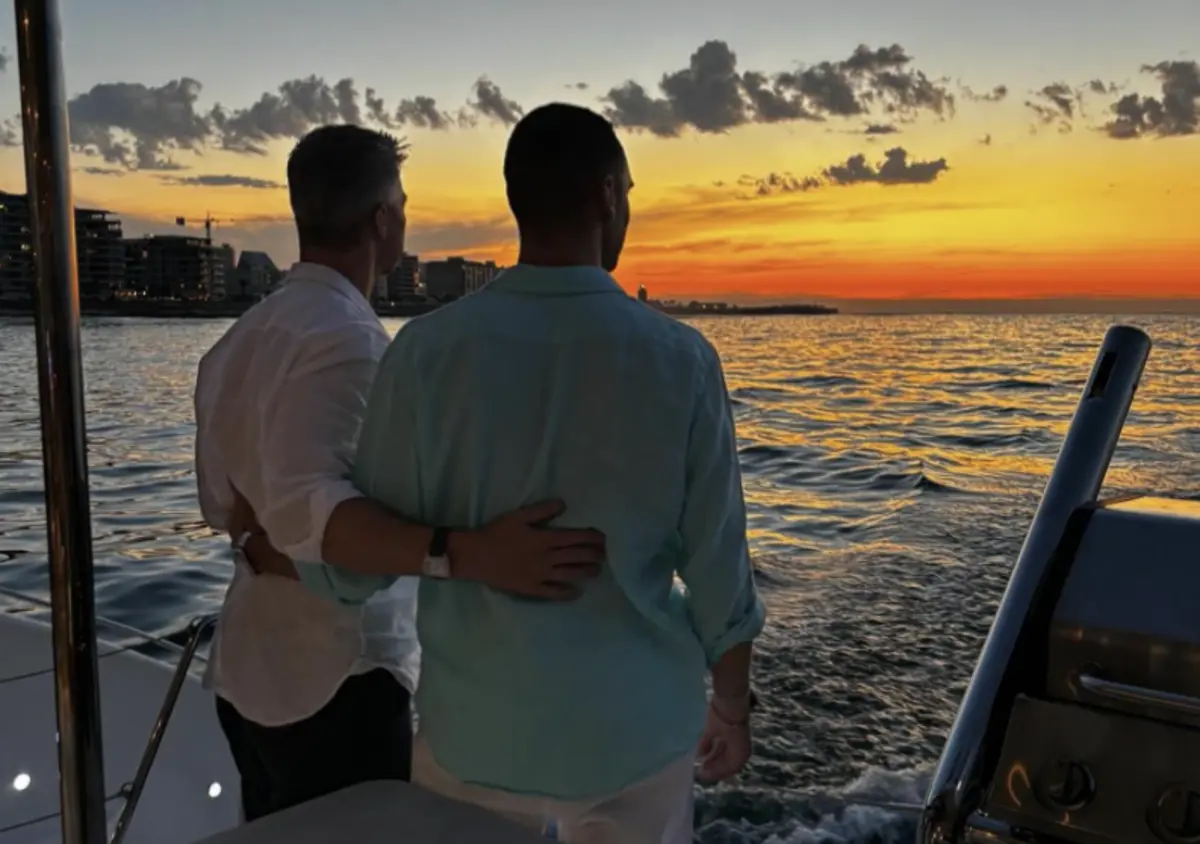 Ralf Schumacher e o companheiro (créditos: Instagram)