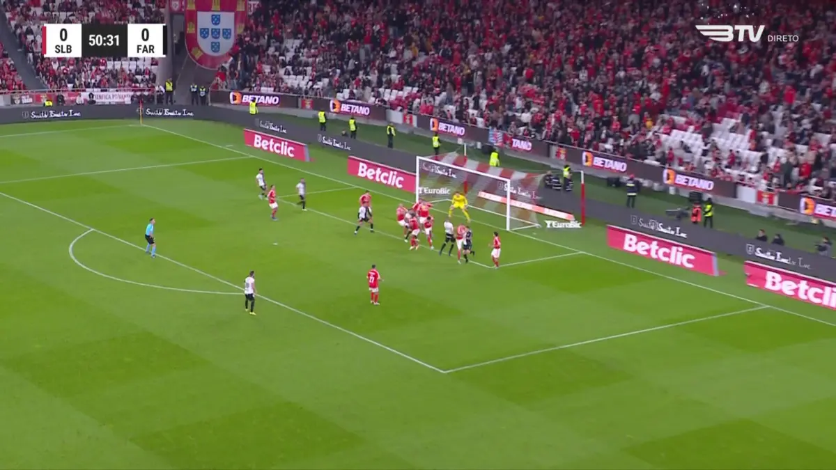 Golo de Cláudio Falcão (créditos: BTV)