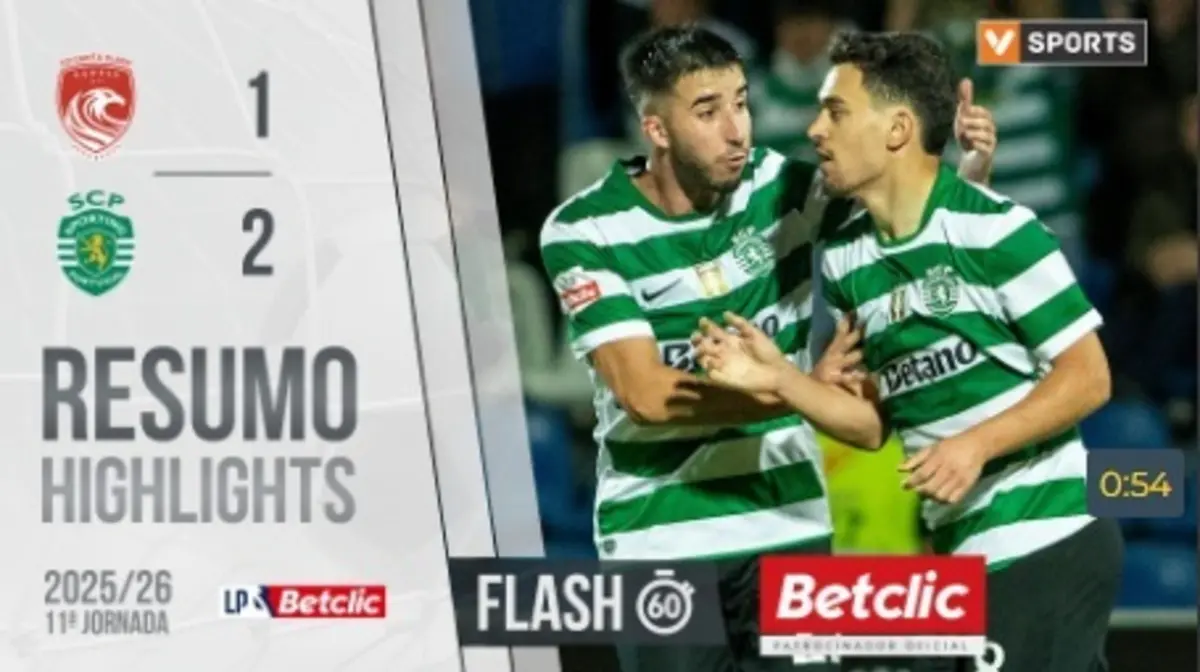 Imagem de contexto do artigo O resumo da vitória polémica do Sporting sobre o Santa Clara. Ora veja