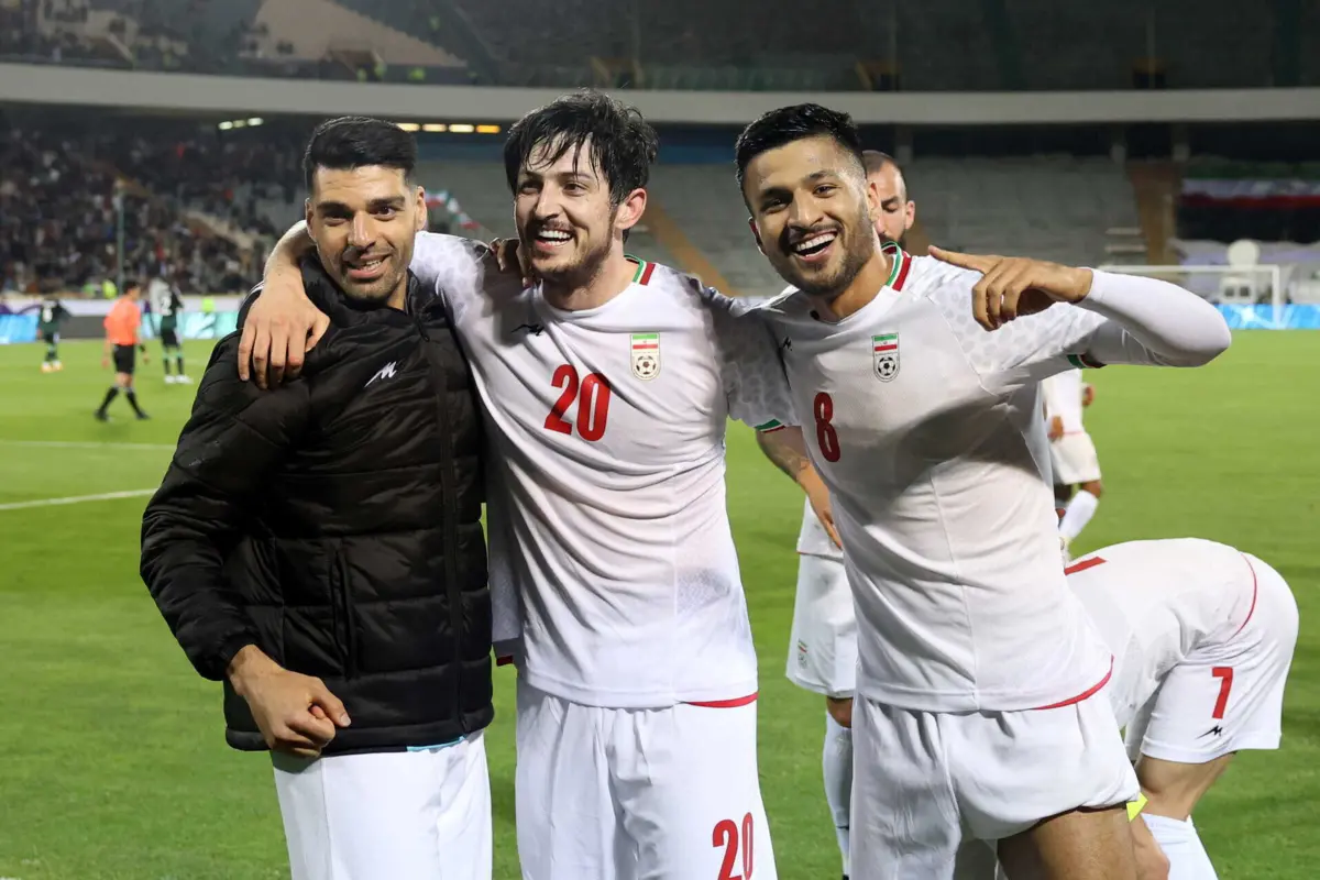 Taremi na festa do Irão (créditos: EPA/ABEDIN TAHERKENAREH)