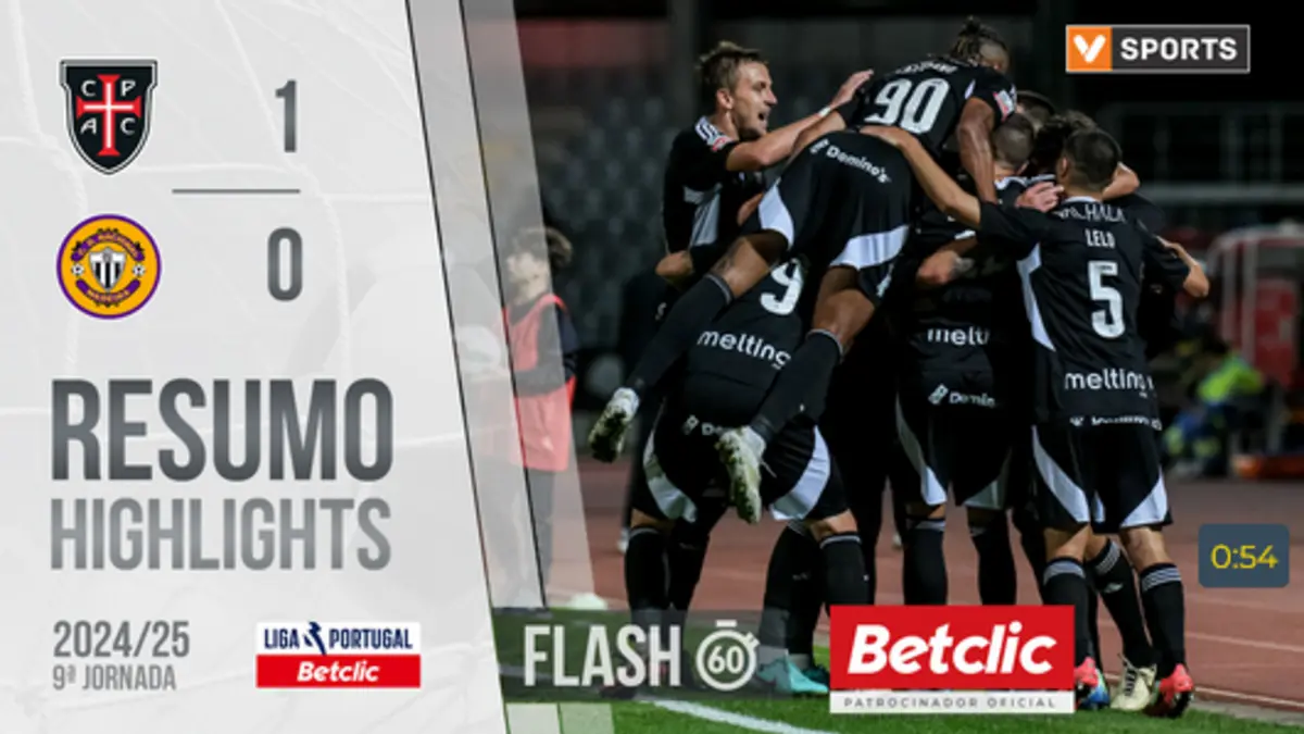Imagem de contexto do artigo Veja o resumo do Casa Pia-Nacional que abriu a jornada nove da I Liga