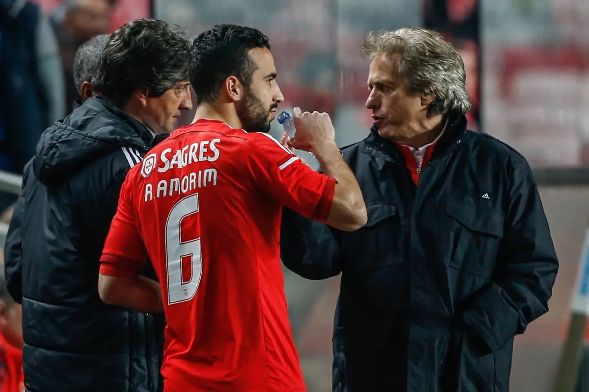 Rúben Amorim e Jorge Jesus (créditos: Pedro Rocha)