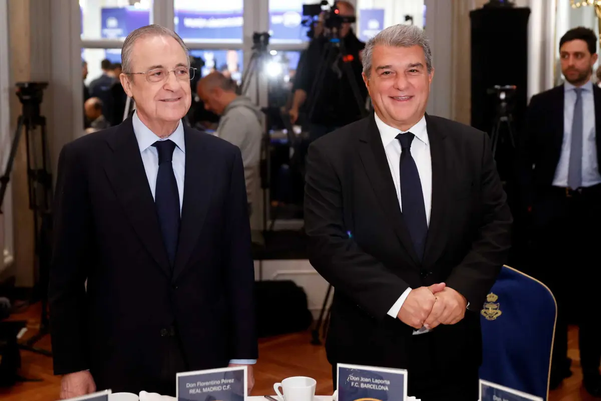 Florentino Pérez e Joan Laporta