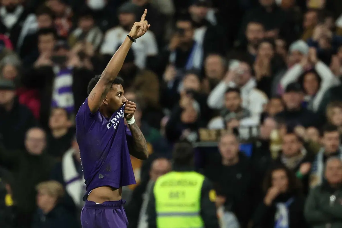 Rodrygo (créditos: Pierre-Philippe MARCOU / AFP)