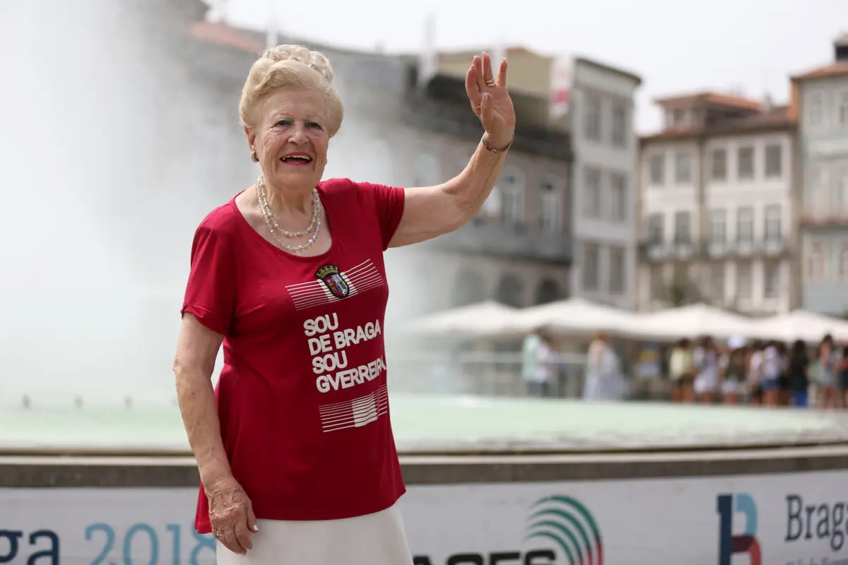 Amélia Morais, mais conhecida por "Melinha" (Créditos: Paulo Jorge Magalhães/Global Imagens)