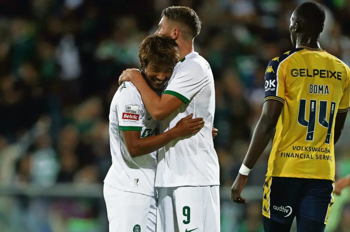 Morita marcou no 3-0 em 2024/25, precisamente a... 27 de setembro de 2024