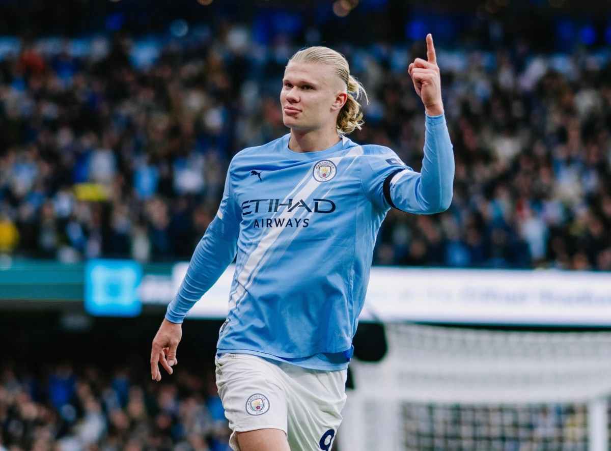 Haaland (créditos: Manchester City)