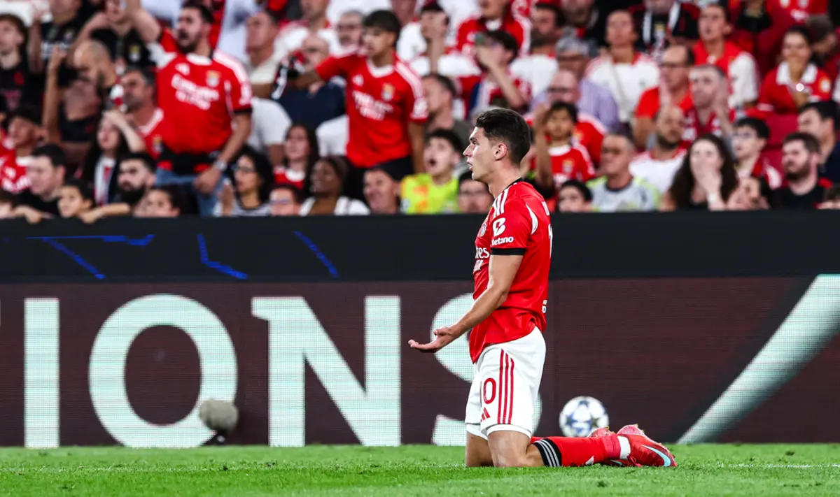 Sudakov, internacional ucraniano do Benfica