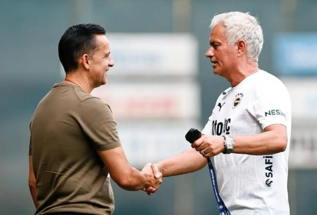 Mário Branco e Mourinho (Reprodução: Instagram do treinador)