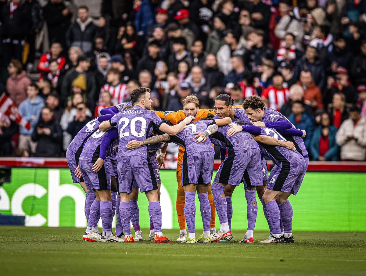 Liverpool vence em casa do Brentford (créditos: Liverpool/X)